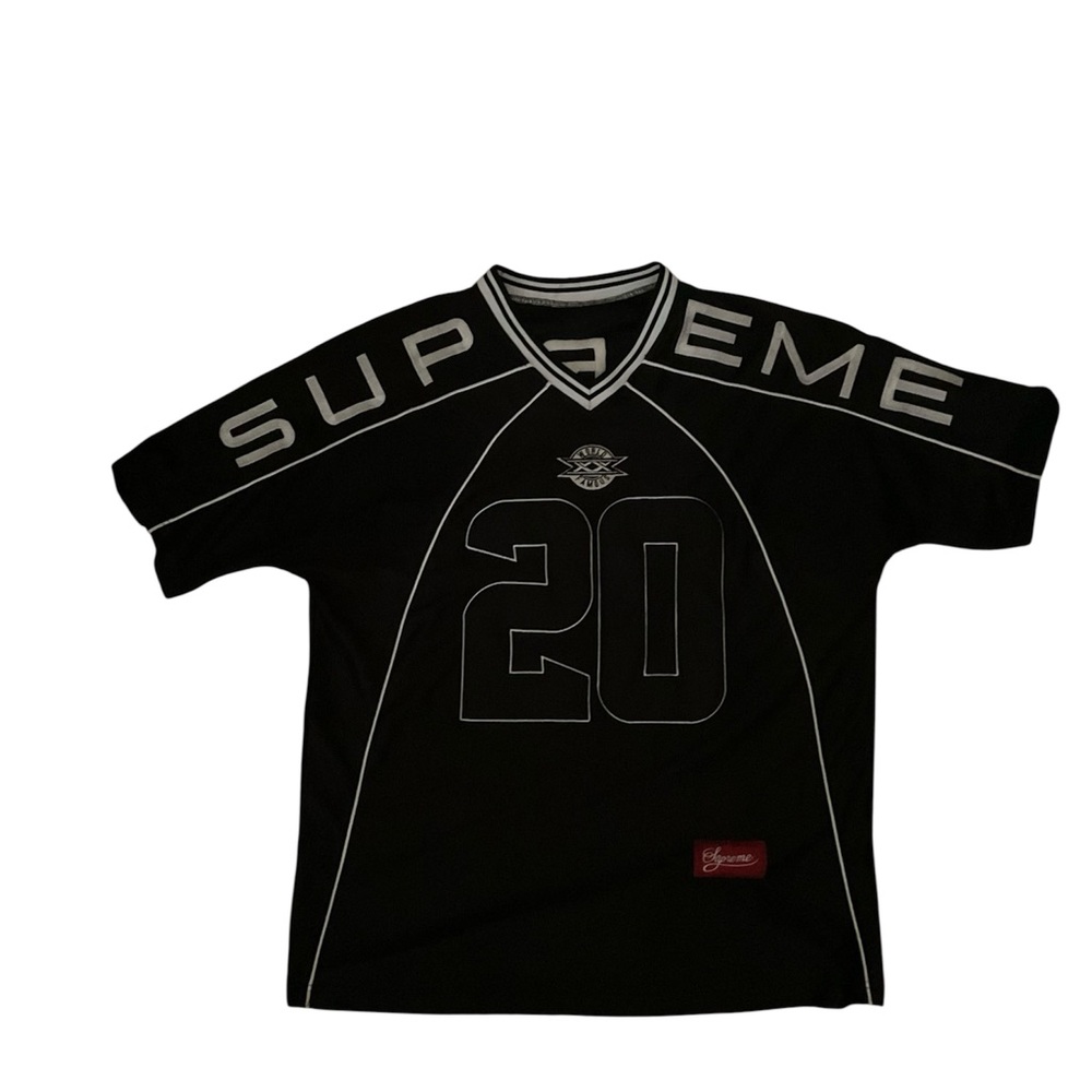 Supreme Black and White Graphic Jersey